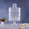 Glass Juice Dispenser Stand With Glass Lid - 4.5 Liter