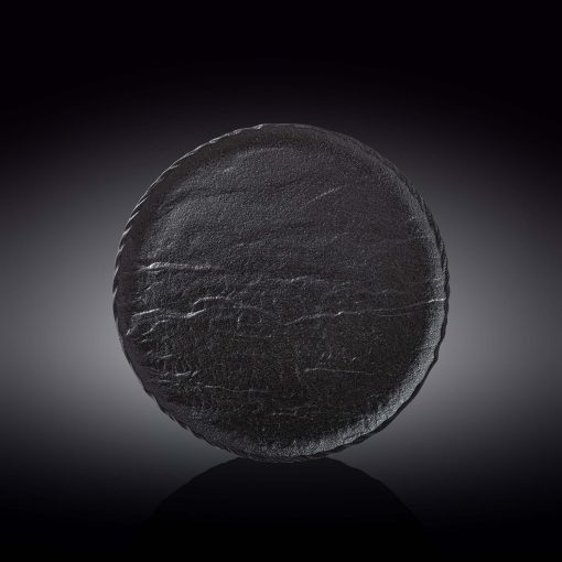 Wilmax Slate Stone Round Plate 25.5 Cm