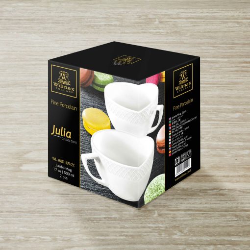 Wilmax Jumbo Mug 500ml Set of 2 WL-880109