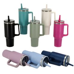 Stainless Steel Insulated Smart Coffee Tumbler with Handle