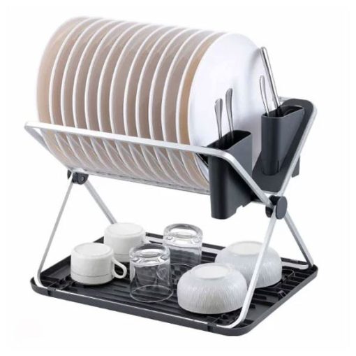Binca Foldable Almunium Dish Rack