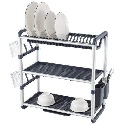 Binca 3 Tier Almunium Dish Rack