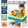 Blocks Creative Table Building Blocks Table Drawing Board