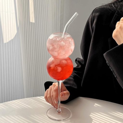 Creative Ripple Cocktail Juice Glass