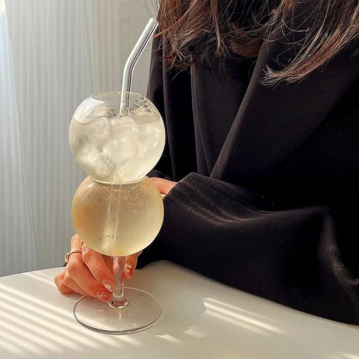 Creative Ripple Cocktail Juice Glass