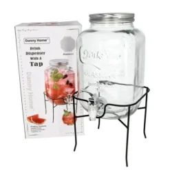 Danny Home Dispenser with Black Stand 4 Liter