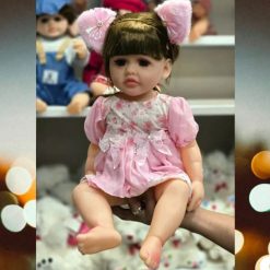 Silicone Vinyl Newborn Reborn Baby Doll Toy – 55 cm