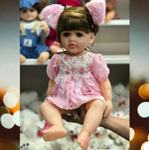 Silicone Vinyl Newborn Reborn Baby Doll Toy – 55 cm