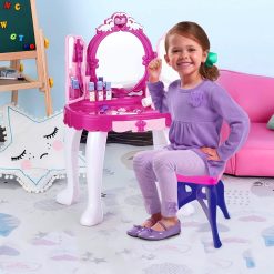 Princess Makeup Dressing Table With Chair