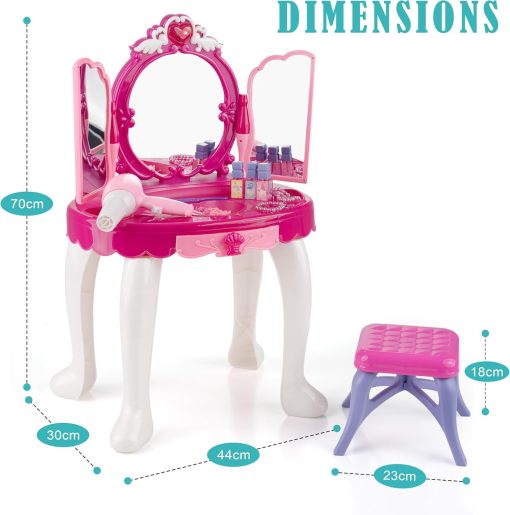 Princess Makeup Dressing Table With Chair