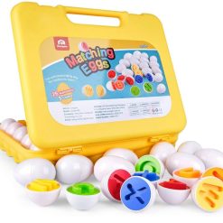 Letters Matching Eggs Alphabet Color Sorter Puzzle 26PCS