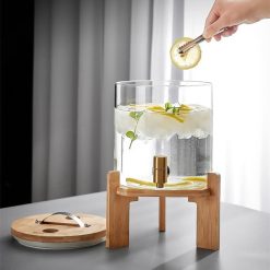 Glass Drink Beverage Dispenser with Stand 11Liter
