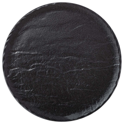 Wilmax Slate Stone Round Plate 25.5 Cm