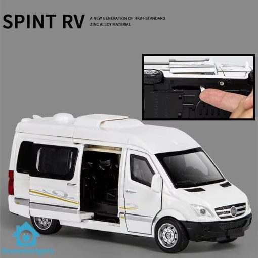 Diecast Model 1:32 Simulation Benz Spenter MPV Toy Vehicles Model Alloy Children Toys Collection Gift Car Kids 5 Open Door