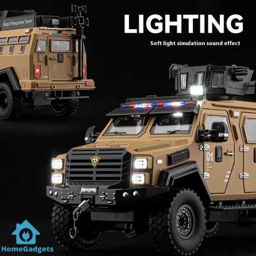 1:24 Diecast Sarertooth Tiger Armor Vehicle