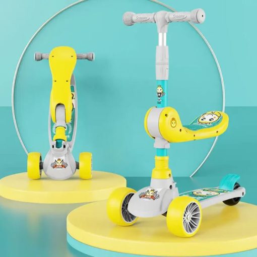 Manual Foldable Scooty with Seat for kids