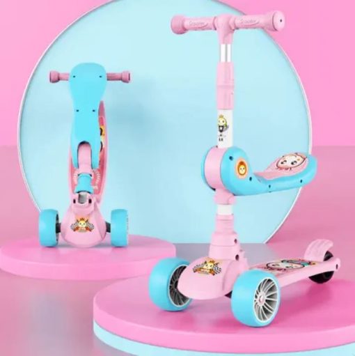 Manual Foldable Scooty with Seat for kids