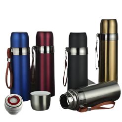 Stainless Steel Vacuum Bullet Head Thermos 350ML
