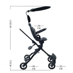 Magic Stroller Pram Foldable Imported for Travelling Walker Cabin Friendly