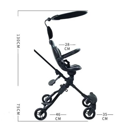 Magic Stroller Pram Foldable Imported for Travelling Walker Cabin Friendly