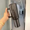 Tumbler Insulated with Handle and Straw