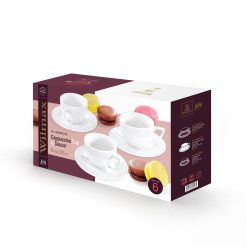 Wilmax Cappuccino Cup and Saucer WL-880106