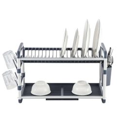 Binca 2 Tier Almunium Dish Rack