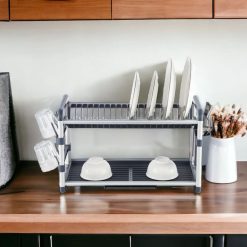 Binca 2 Tier Almunium Dish Rack