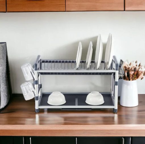 Binca 2 Tier Almunium Dish Rack