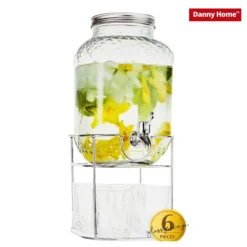 Danny Home Glass Juice Dispenser Set of 6 Piece