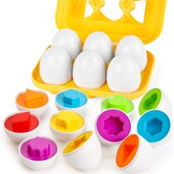 6PCS Matching Eggs Shape Sorter Toy