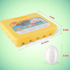 Letters Matching Eggs Alphabet Color Sorter Puzzle 26PCS