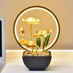 Premium 3 Tier LED Ring Fountain For Table