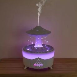 UFO Rain Drop Aroma Diffuser Humidifier Night light 350ml