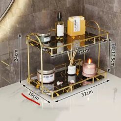 2 Layer Cosmetic Organizer Shelf