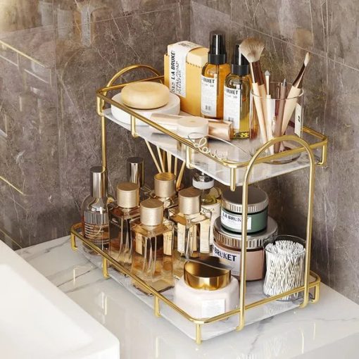 2 Layer Cosmetic Organizer Shelf
