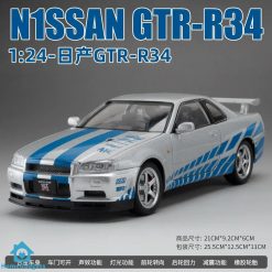 Nissan GTR 34 Diecast Model 1 : 24 Scale