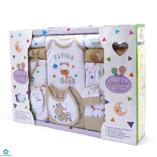 13Pcs Baby Gift Set Flying Bear Brown – Sunshine