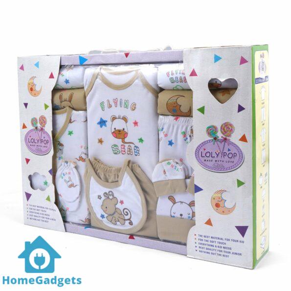 13Pcs Baby Gift Set Flying Bear Brown – Sunshine