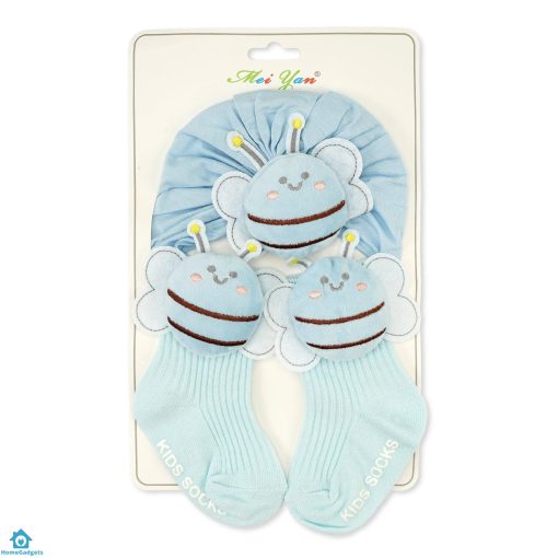 2 Pcs Cap & Socks Set Character Blue – Sunshine