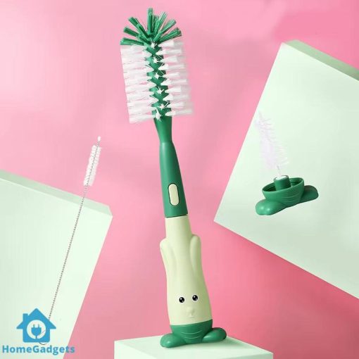 3In1 Bottle & Nipple Brush Green – Sunshine