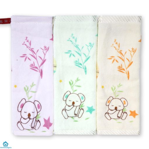 3Pcs Baby Washcloths Multicolor – Sunshine
