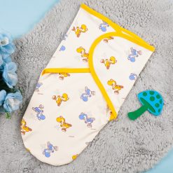 Baby Adjustable Swaddle Multi Dino Yellow – Sunshine