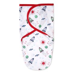 Baby Adjustable White Swaddle Rocket – Sunshine