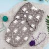 Baby Fleece Swaddle Hedgehog Grey – Sunshine