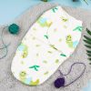 Baby Fleece Swaddle Dinosaurs Green – Sunshine