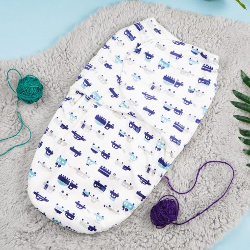 Baby Fleece Swaddle Cars White – Sunshine