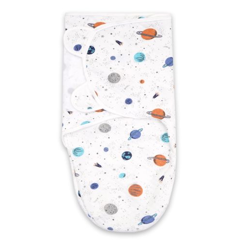 Baby Quilted Swaddle Galaxy White – Sunshine