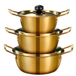Luxury Hammered Gold Pot