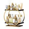 2 Tier Metal Perfume Skincare Cosmetics Organizer Rack